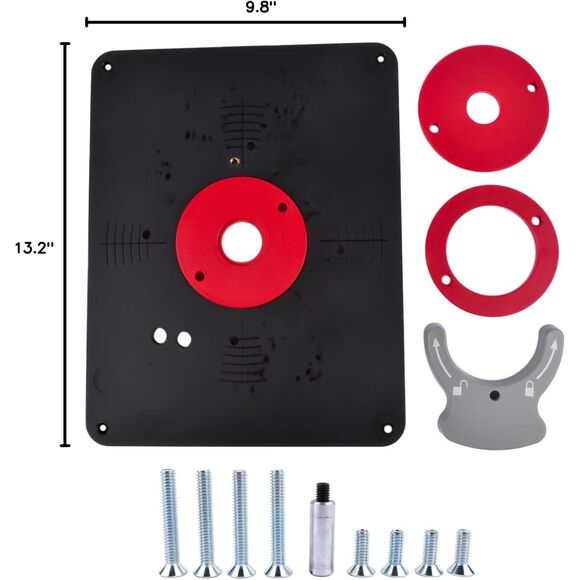 Predrilled Router Table Insert Plate PRS4034- (3809) - Picture 8 of 8
